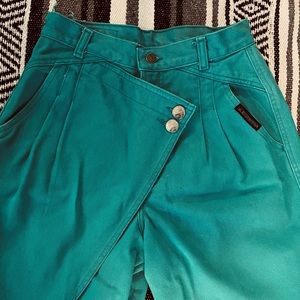 Rare Vintage Teal Flap Rocky Mountains Size 11